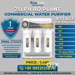 New 25LPH RO Plant Commercial Water Purifier 8 Stage Filter , 25 Litre