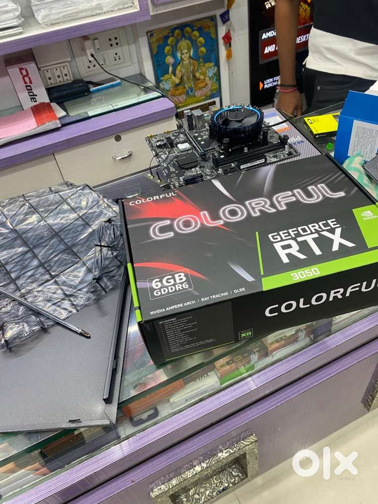 Desktop - i5 14400F with graphic card and monitor