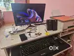 AMD RYZEN 5 5500 PC ,MONITOR, UPS