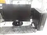 Computer with desktop keyboard mouse