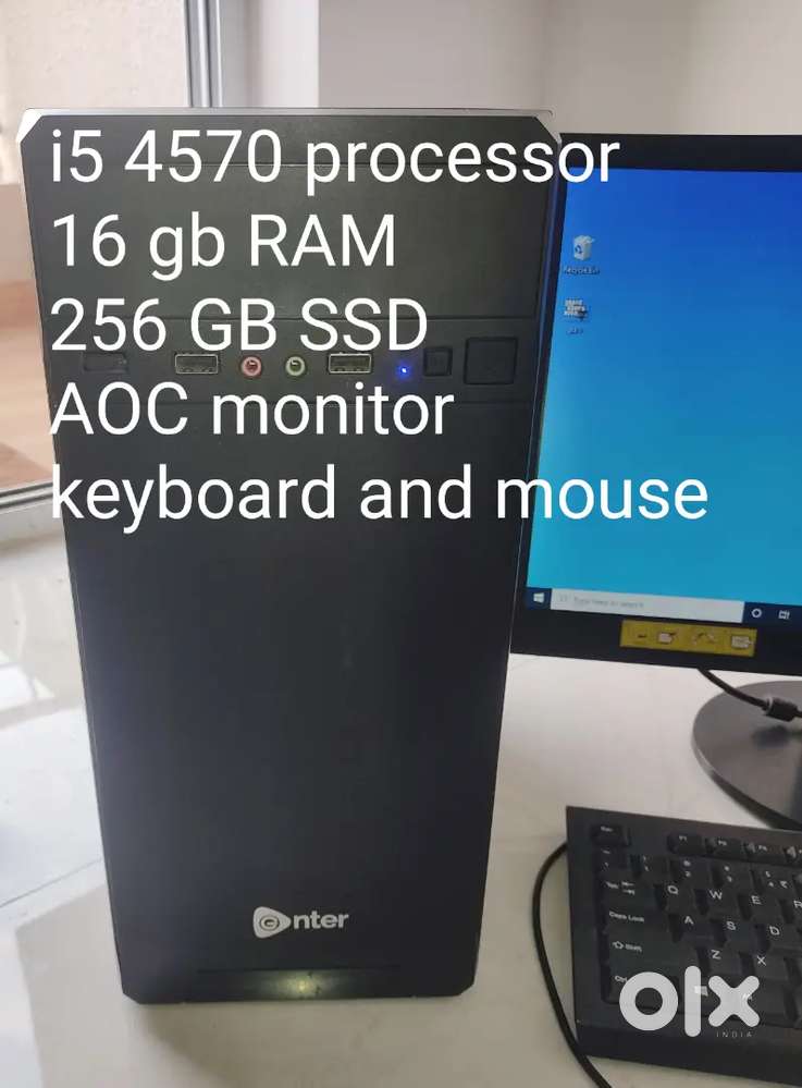 Computer PC i5 4th procesor
16GB RAM
256GBSSD monitor price negotiable