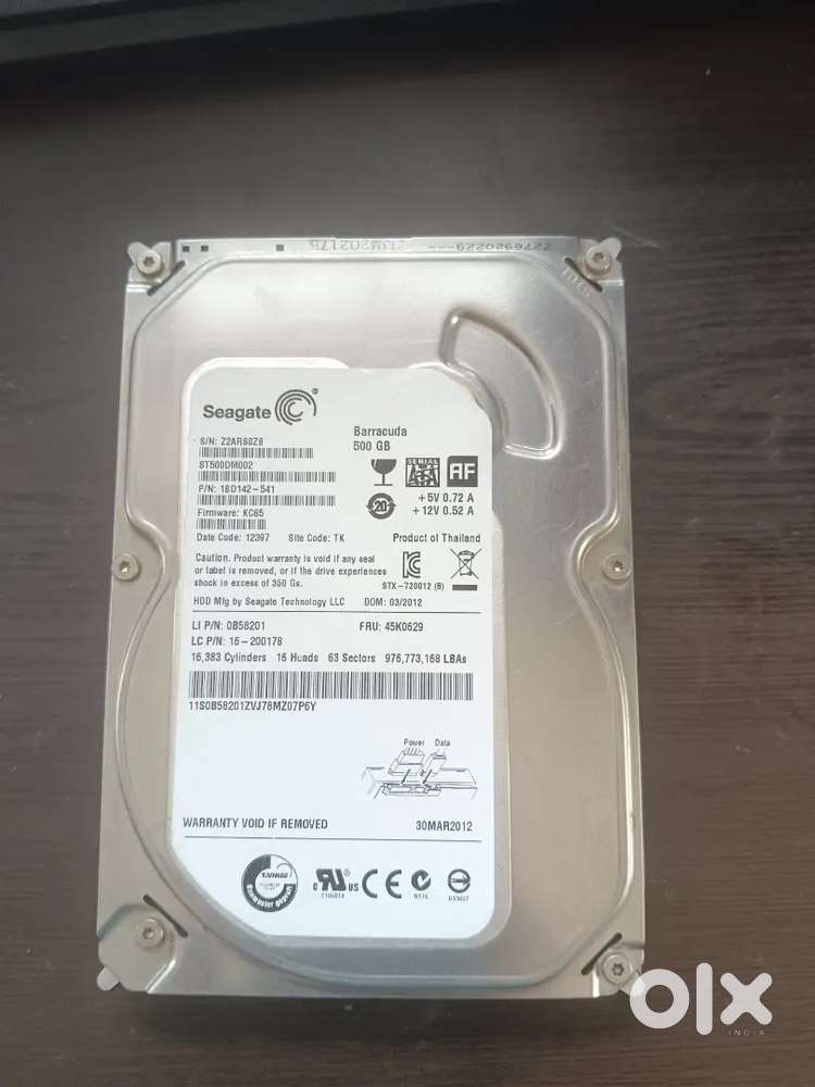 Hard disk 500gb