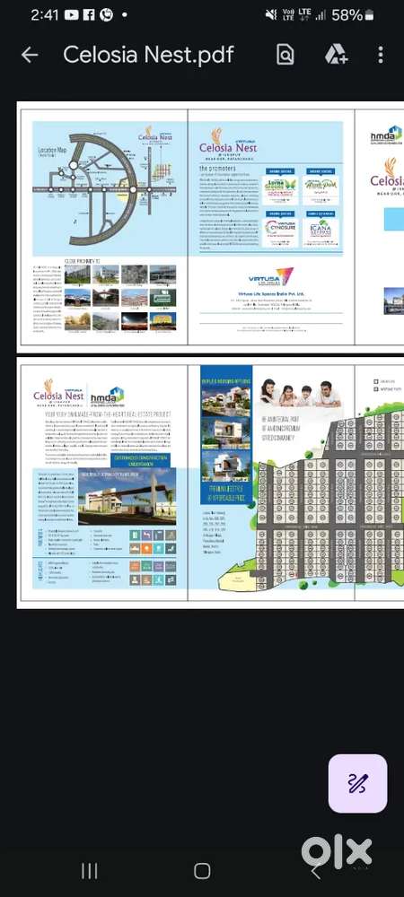 NEARBY ISNAPUR READY TO CONSTRUCTION  OPEN PLOTS