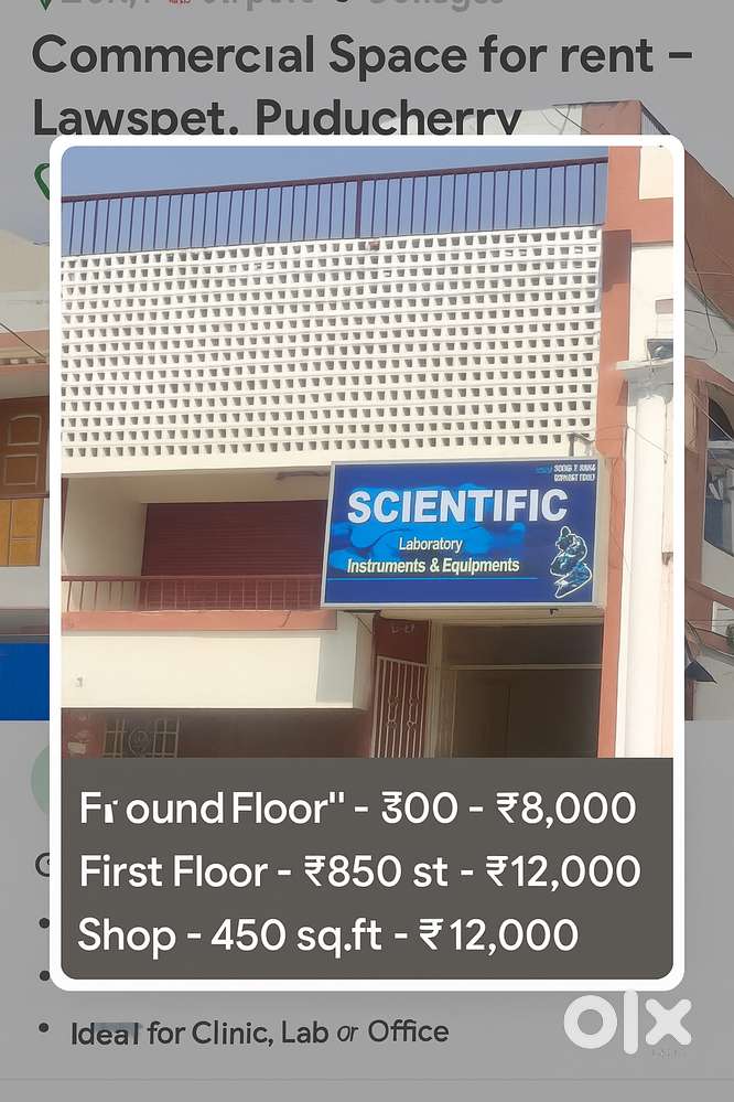 Property for Rent - Prime Location in Lawspet Puducherry