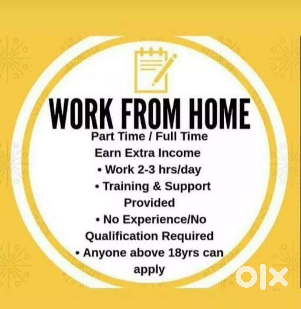 Work from home  job opportunity