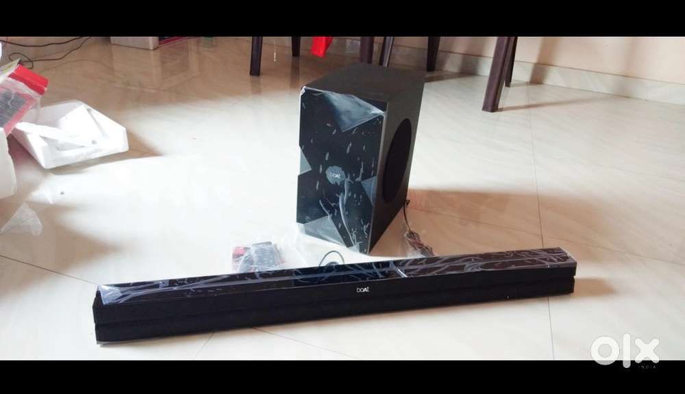 Boat home theater a one condition full soundbar