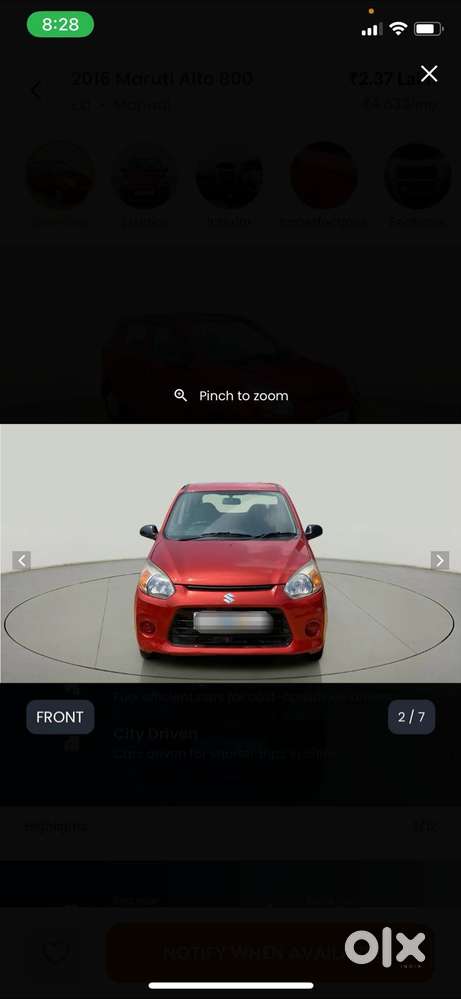 Maruti Suzuki Alto 800 LXI, 2016, Petrol