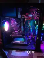 Rgb computer with gaming mouse and keyboard