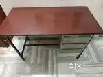 Study table with solid iron frame