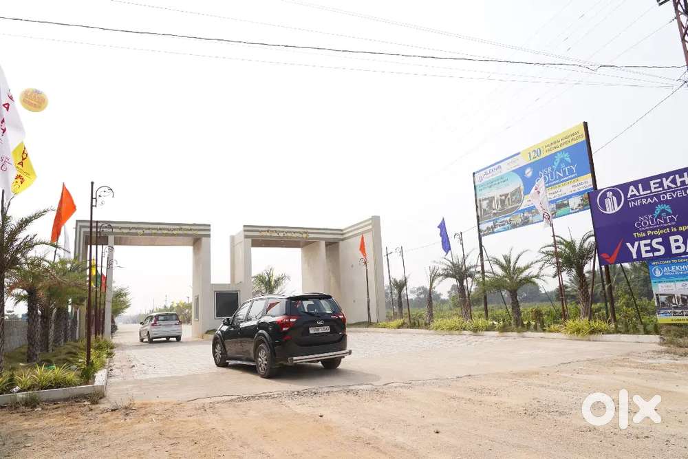 Mumbai Highway facing at Peddapur RRR just 1km DTCP with Rera Plots