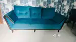 Royal Blue Seven Sitter Sofa in like new conditiom