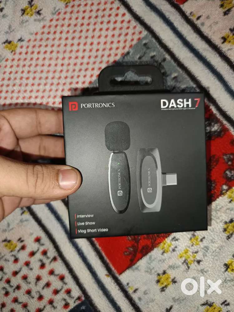 Video Recording Mic  DASH 7 Mic  portronics