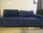 2 Blue sofa