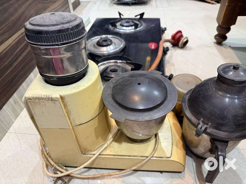 Philips grinder and blender and gas top