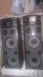 Laser double tower speaker [ new ]