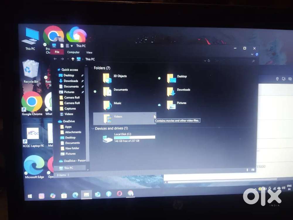 Ho laptop core i7  15000rs