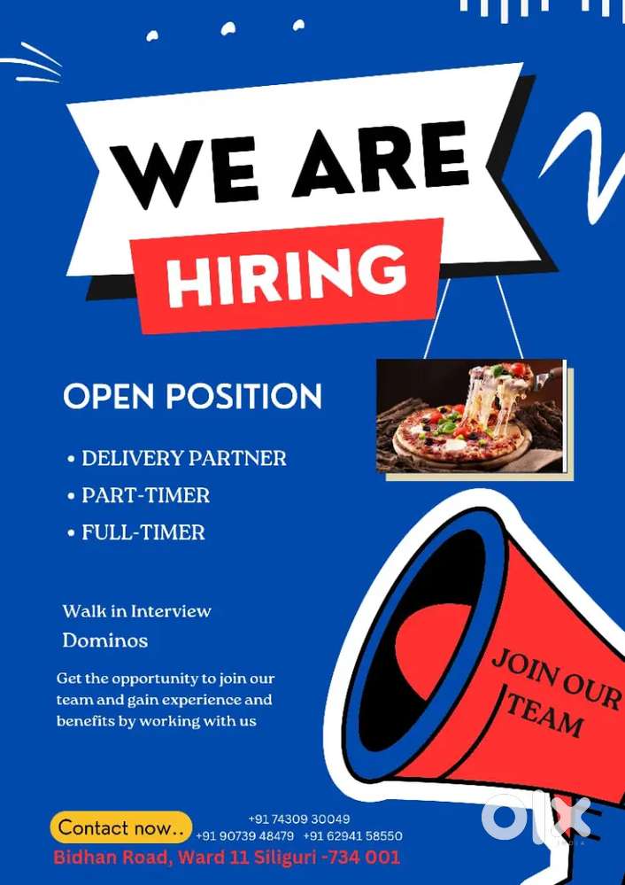 DELIVERY BOY FOR DONONOS PIZZA