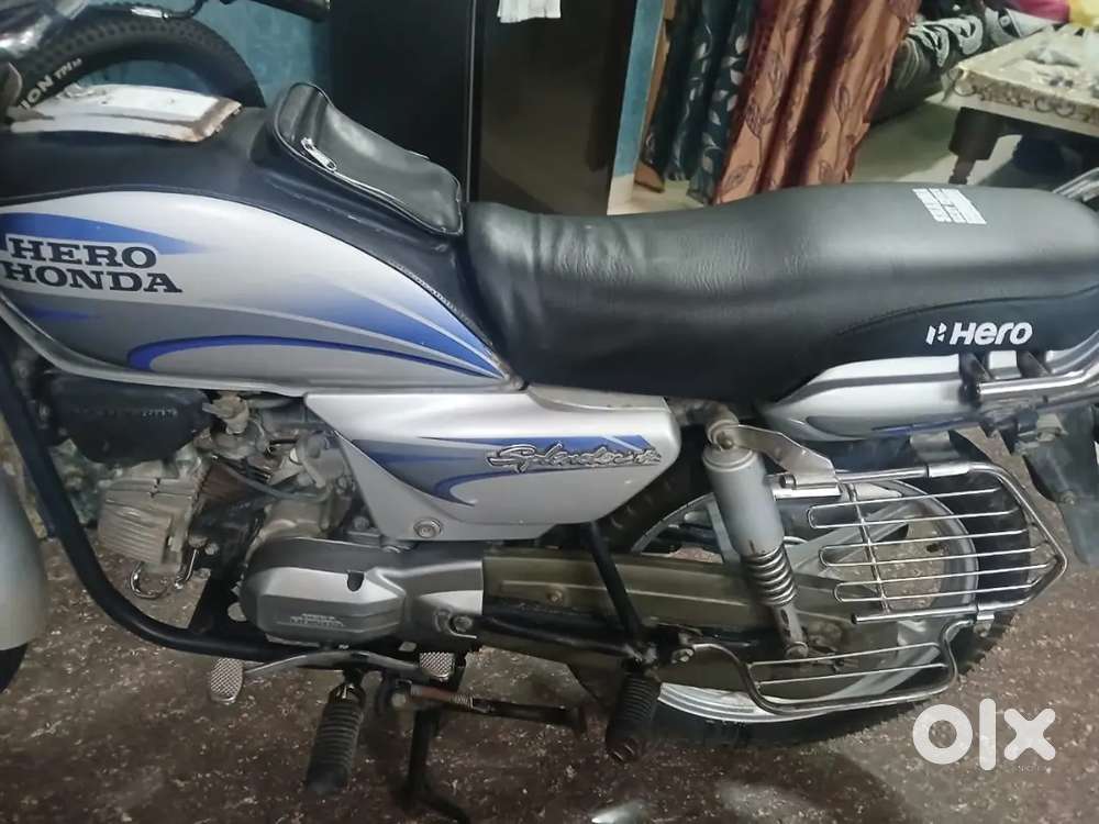 Hero splendor plus brand showroom condition bike hr ambala no bike