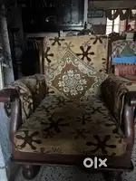 Single seater sofa fully wooden