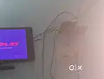 Lg company lcd and all set up with dish and reciver with wires