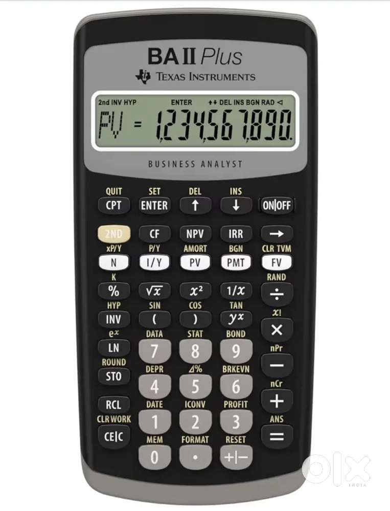 Texas Instruments BA ll plus/ BA ll professional calculator
