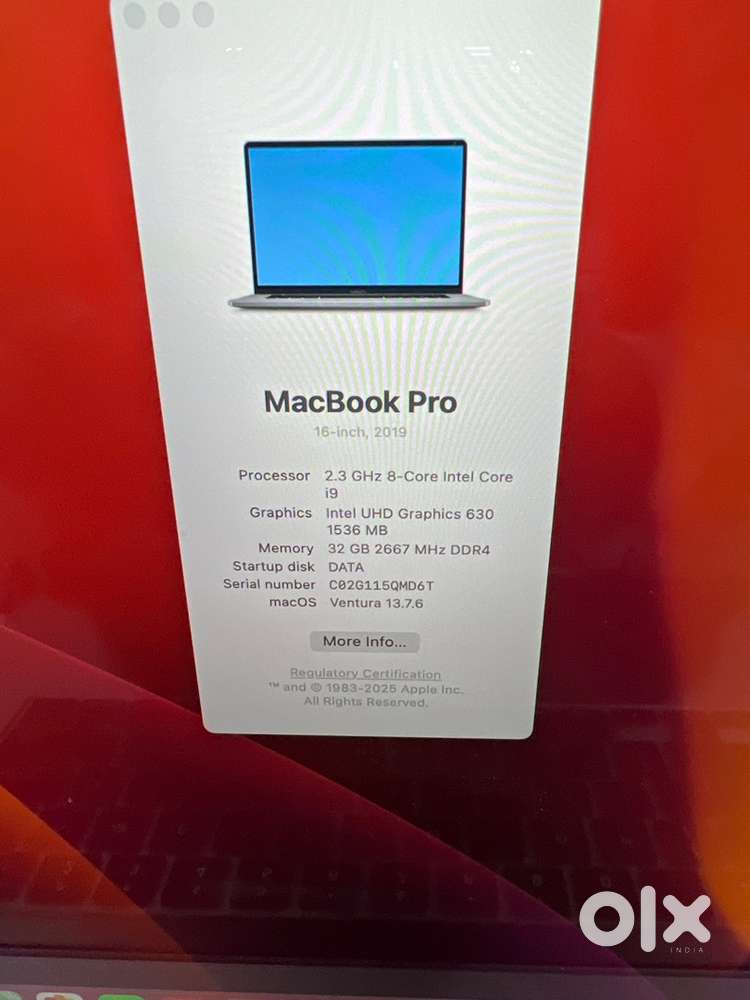 MacBook Pro 16-inch ,2019 ) MacBook pro intel Core i9