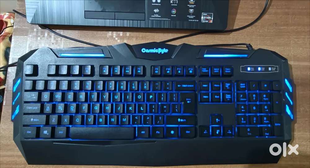 Cosmicbyte dark matter RGB gaming keyboard