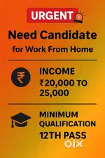 Work from home / Part time work