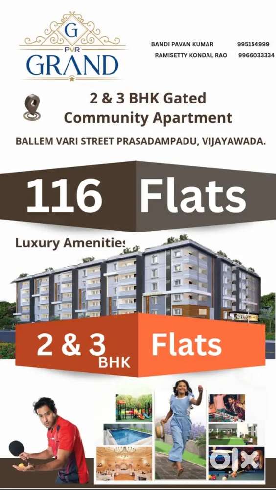 2bhk 3 bhk flats for sale @vijayawada