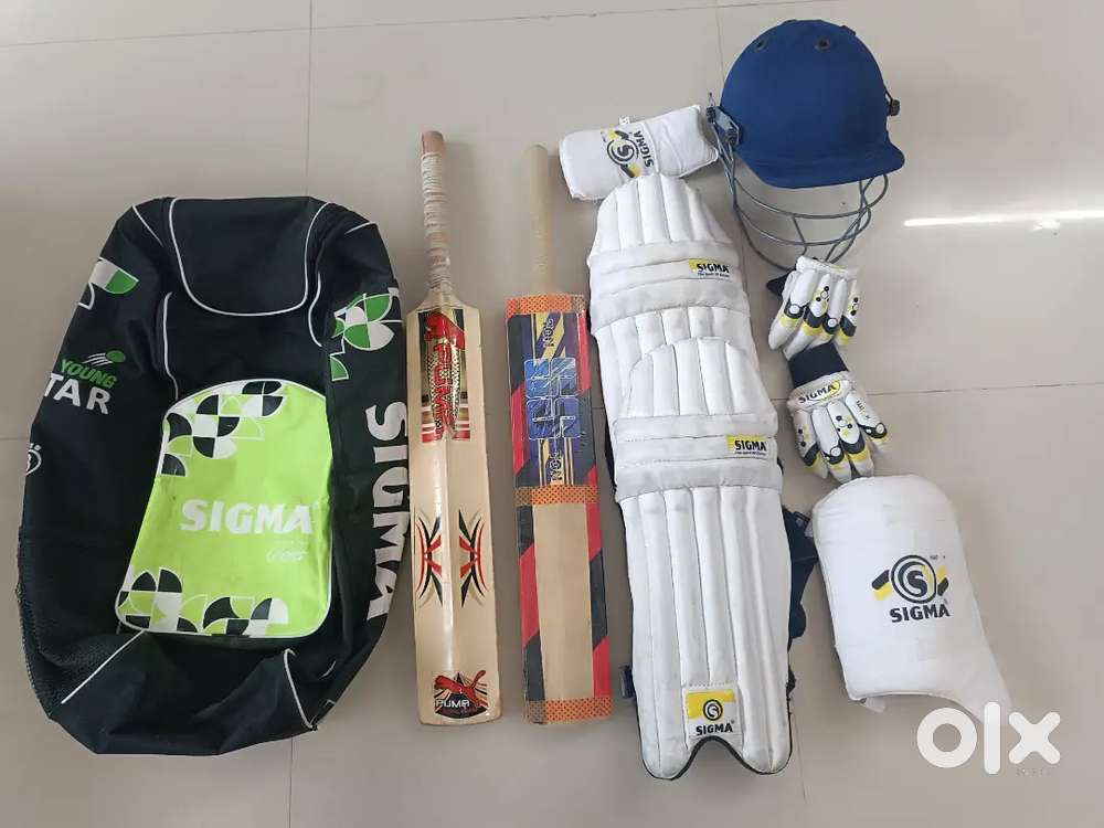Full Sigma Cricket Kit with Two Bats