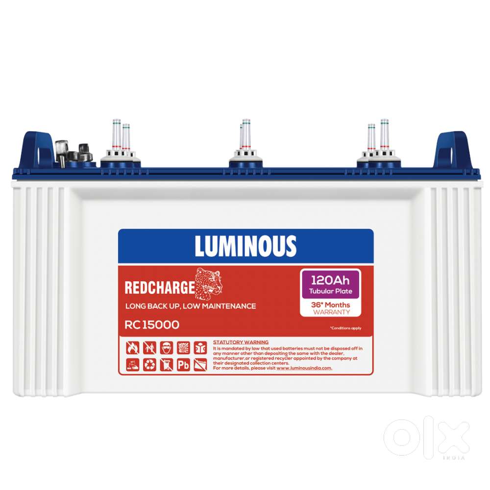 Luminous Red charge RC15000 120AH Tubular Battery