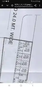 Jda approved plot on 40 feet road