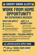 GENUINE WORK FOR HOME  PART TIME