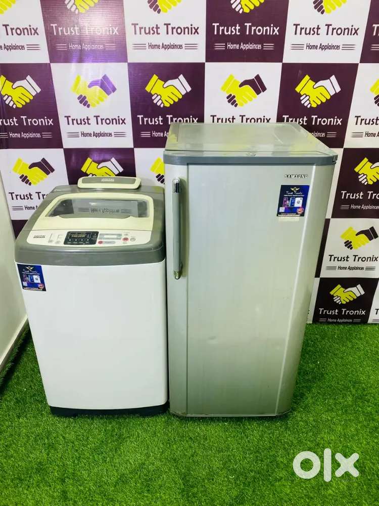 #022! 6.5kg Samsung washing machine & 190ltrs single door fridge