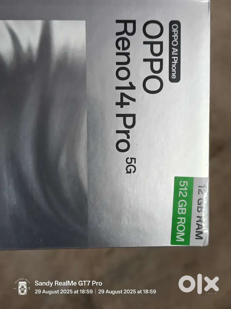 UrgentSale New Sealed Pack Oppo Reno 14 Pro 12GB/512GB  Pearl White