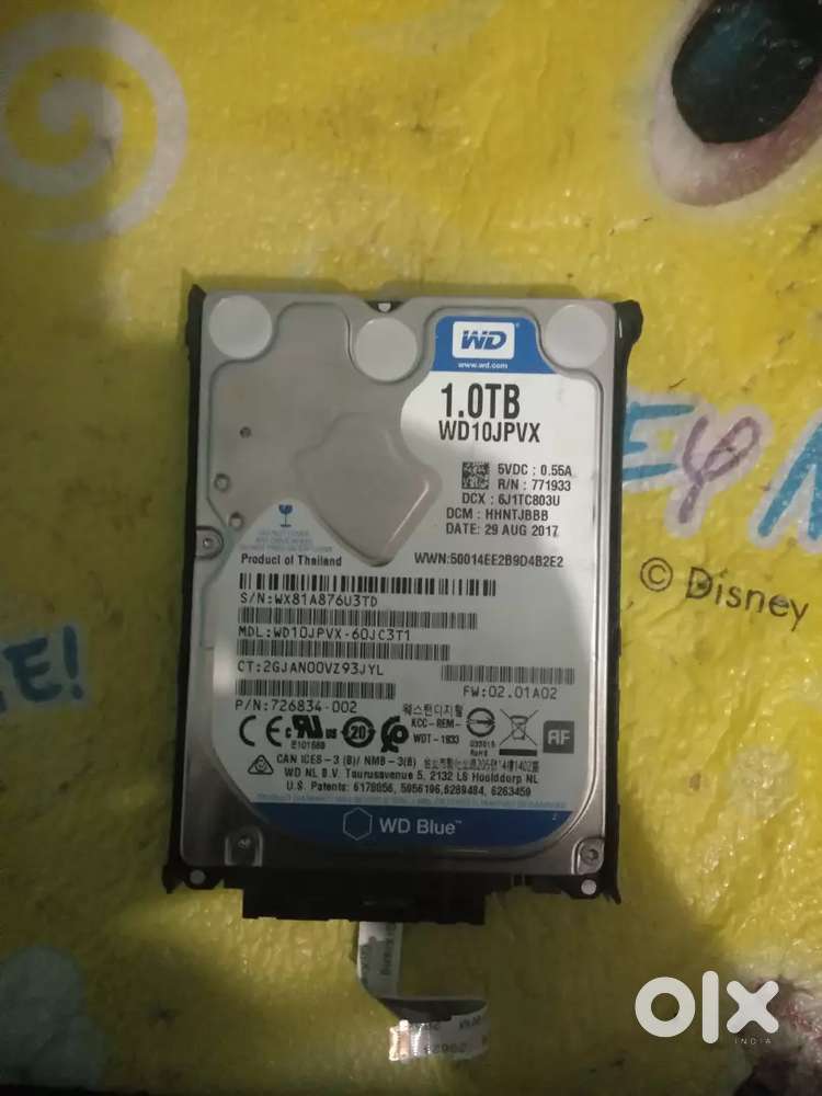 Hdd 1 TB Window installed 10