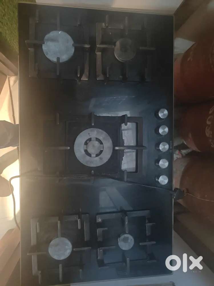 Bosch hob with 5 burners