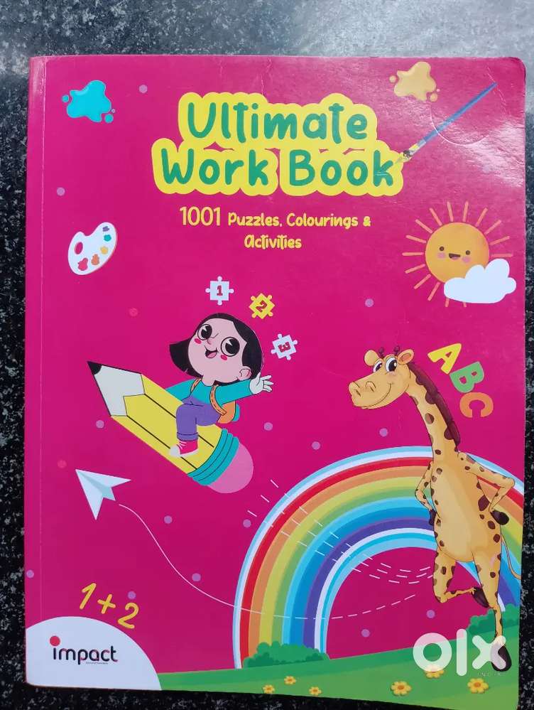 Ultimate work book 1001 puzzles , colouring , activities