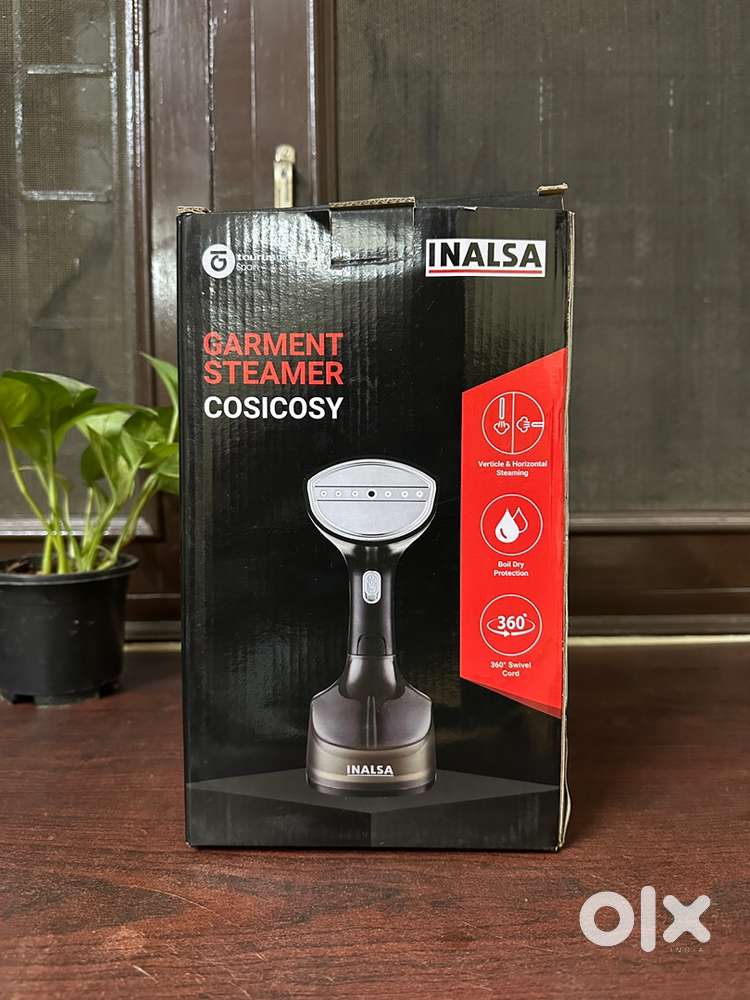Inalsa Steamer For Ironing Clothes, 1600W Handheld Garment Steamer