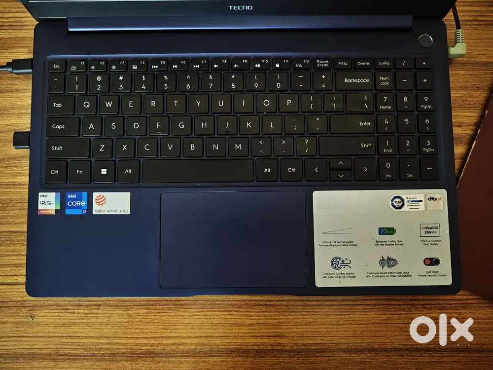 Tecno Laptop I7 11th Generation