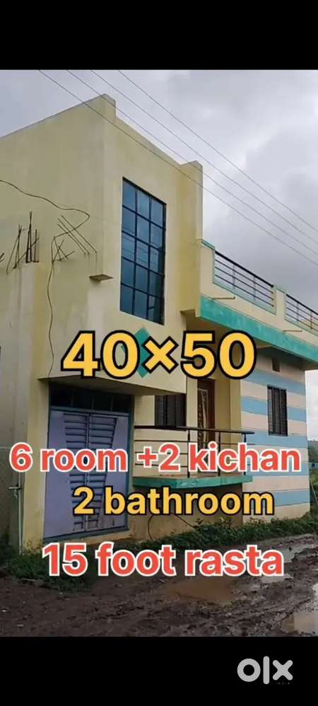 Telgao naka beed 40*50 6 room+2kichen+2bathroom