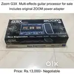 ZOOM G3X Multi-effects guitar processor for SALE
