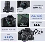 Unused DSLR Camera with Lense and Camera bag