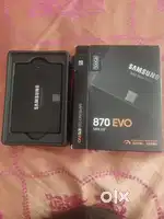 Samsung evo ssd and Ant esports Racing wheel