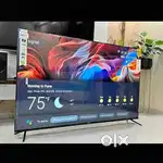 नवरात्रि ओफर 46 Inch Smart Android 4K LED TV 1 साल वारेंटी गिफ्ट फ्री