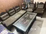 Great condition 5 seater sofa with table