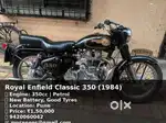 Royal Enfield STANDARD 350 (1984) – Vintage Charm, Excellent Condition