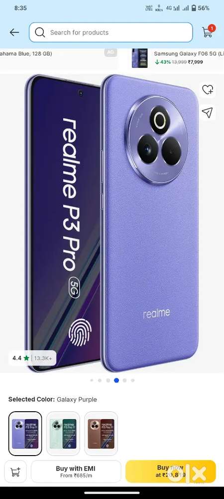 Realme 3 pro sealed pack