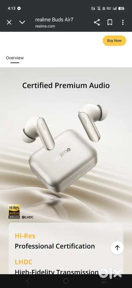Realme buds air 7 - one day old