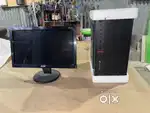 Zebronics  and monitor CPU  cor to deo 128 ssd hard 320 gb